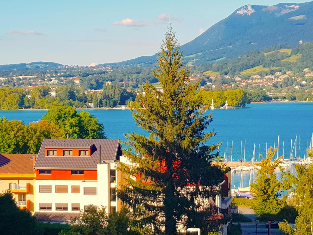 Corniche Joli T2 A 300 M Du Lac Avec Parking Prive Annecy Exterior foto